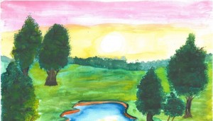 Сказочный мир родной земли в детских рисунках