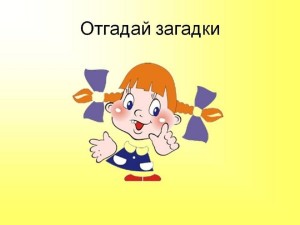 Игровая программа«Отгадай загадки»