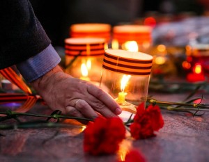 Акция на мемориале «Свеча памяти»