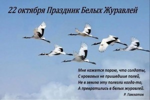 Час памяти «Летят в бессмертие журавли»
