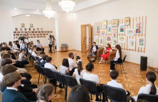 В рамках V Культурного форума «АРТ-Курултай. Дети» состоялась встреча с юными дарованиями