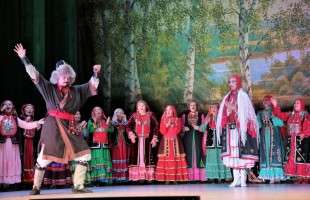 В Уфе с отчётным концертом выступил башкирский фольклорный коллектив «Ауаз»