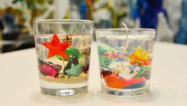 Мастер-класс «Гелевые свечи»