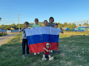 Информационный час «Флаг Россий»