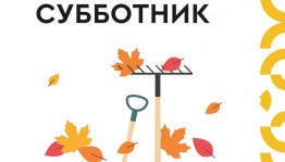 Субботник на прилегающей территории.