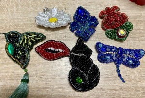 Мастер-класс «Брошь из бисера»