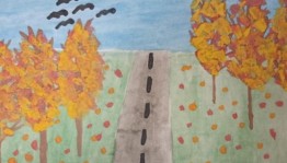 Конкурс рисунков«Яркие краски осени»