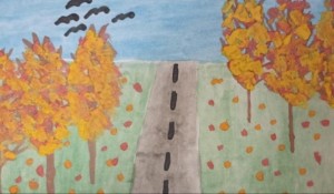 Конкурс рисунков«Яркие краски осени»