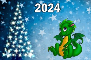 Встречай Новый 2024 –года Дракона.