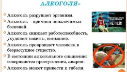 Час беседы«Алкоголь и подросток»