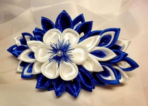 Мастер-класс «георгин в технике Казанши»