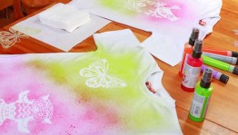 Мастер-класс «Оформление одежды в стиле тай-дай»