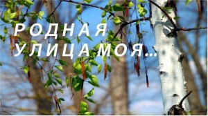 «Вот моя улица, вот мой дом родной! »