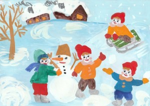 Конкурс рисунков«Зимние зарисовки»