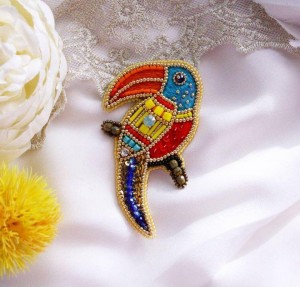 Мастер-класс «Броши из бисера»