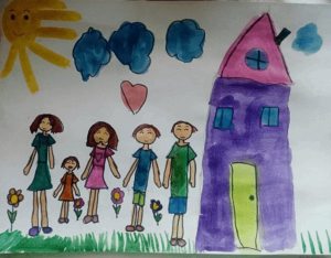 Конкурс рисунков онлайн «Моя семья»