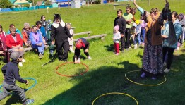 спортивно- развлекательная игра «Раз, два, три -к финишу беги!»