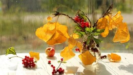 Литературно-музыкальный вечер «Осени рябиновый огонь»