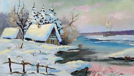 Мастер-класс «Зимний вечер»