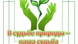 Информационная беседа «Судьба природы - наша судьба»