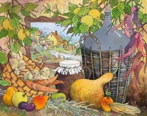 Мастер-класс по холодному батику «Краски осени»