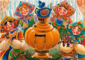 Посиделки у самовара.