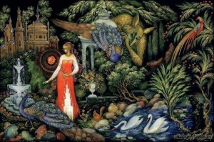 Книжно-иллюстрированная выставка «Волшебный мир сказок»