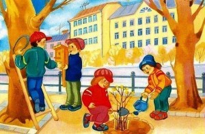 Урок добра. Доброе семя - добрый и всход.