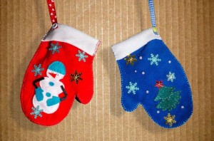 Мастер–класс «Новогодняя рукавичка»