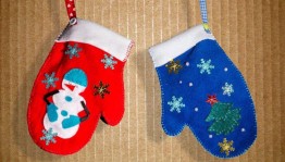 Мастер–класс «Новогодняя рукавичка»