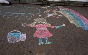 Конкурс рисунков на асфальте«Мы фантазеры»
