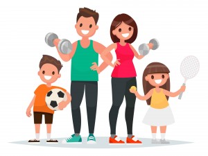 Спортивная программа «Семья в куче – не страшна и туча»