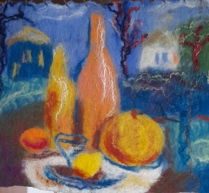 Мастер-класс по декоративно-прикладному творчеству в технике войлок «Шерстяная акварель»