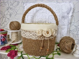 Творческая мастерская «Цветочные корзинки из жгута»