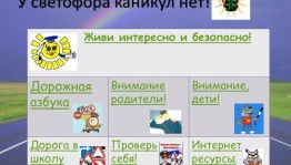 Информационный час «У светофора нет каникул»