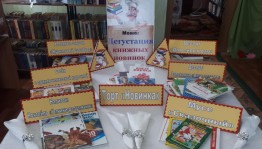 Дегустация литературных новинок «А мы новенькие»