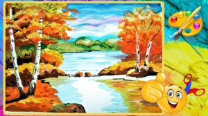 Онлайн конкурс рисунков «Золотая волшебница осень»