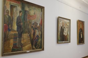Выставка живописи известного башкирского художника Виктора Пегова  проходит в Уфе