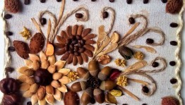 Панно из природных материалов