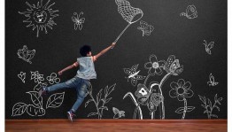 «Рисуем мелом на стене»