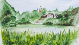 Любимая Родина в рисунках самых юных художников