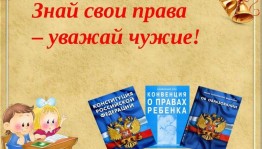 Правовой урок «Знаете ли вы свои права?»