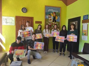 Мастер-класс по живописи на семейном выходном мая Дюртюлинской службы «Семья»