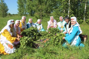 Национальный обрядовый праздник «Себерке бәйләү»