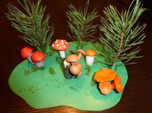Мастер-класс«Грибы на полянке»
