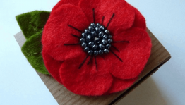 Мастер – класс «Брошь из фетра»