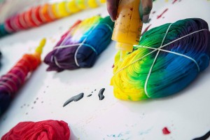 Мастер–класс «Раскрашивание ткани в стиле Тай–дай»