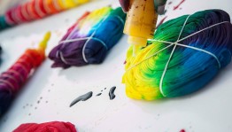 Мастер–класс «Раскрашивание ткани в стиле Тай–дай»