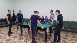 Турнир по бильярду «Весёлые старты»