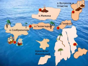 Игра – эстафета «Страна Сообразилия»